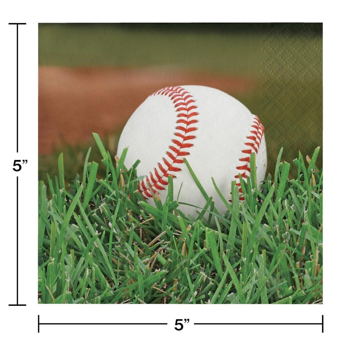 Sports Fanatic Baseball Napkin (S) 16ct